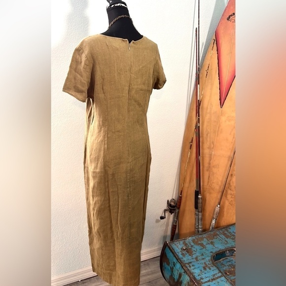 VTG Earth Song, 12P, Linen, 🍁Fall Perfection, Butrin Embellished Hem - Picture 10 of 11